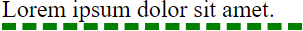 Efekt użycia własności CSS border-bottom-color