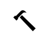 Ikona młotka wstawiane za pomocą URL danych i funkcji CSS url()