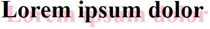 Efekt dodania cienia do tekstu za pomocą własności text-shadow