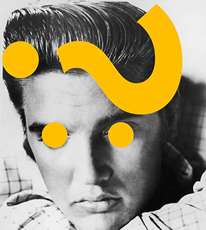 Zdjęcie Elvisa z nałożonym na nie operatorem trójargumentowym