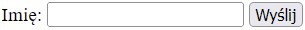 Przykładowy formularz PHP przykładowy formularz z metodą HTTP GET